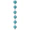 Aqua Rhinestone Studded Round Beads, 10mm by Bead Landing&#x2122;